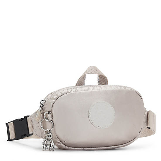 Cangurera Kipling Alys Metallic Beige | MX 1000QM